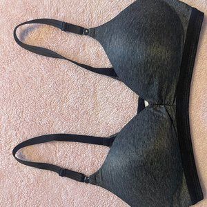 Dark Grey/ Black Women's Bra. Size 36C